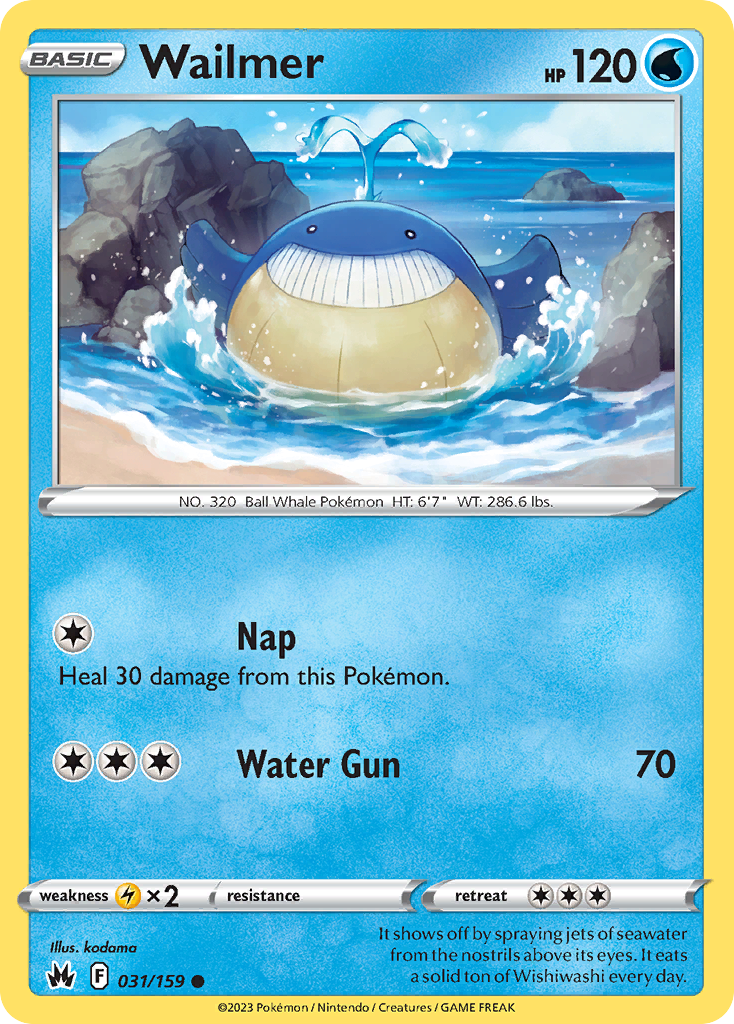 Wailmer 031/160 Common