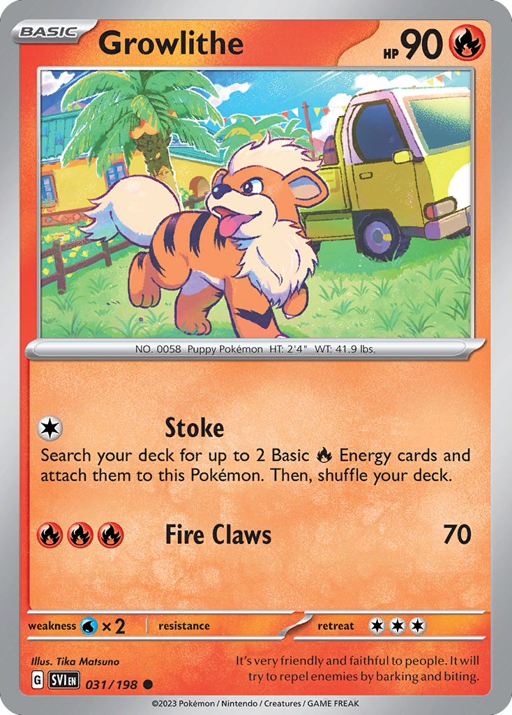 Growlithe 031/258 Common