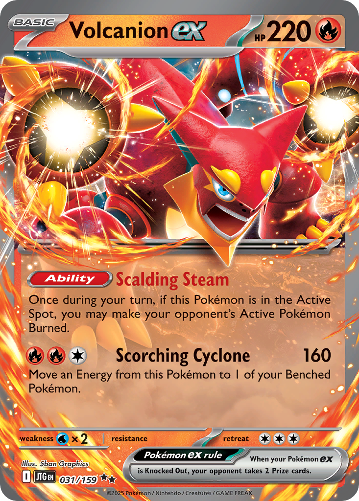 Volcanion ex 031/190 Double Rare