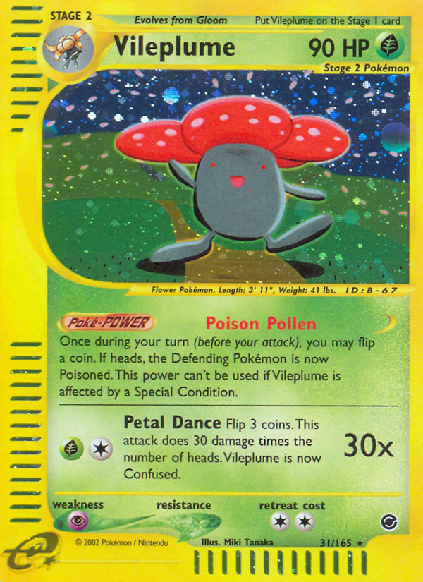 Vileplume 031/165 Rare Holo