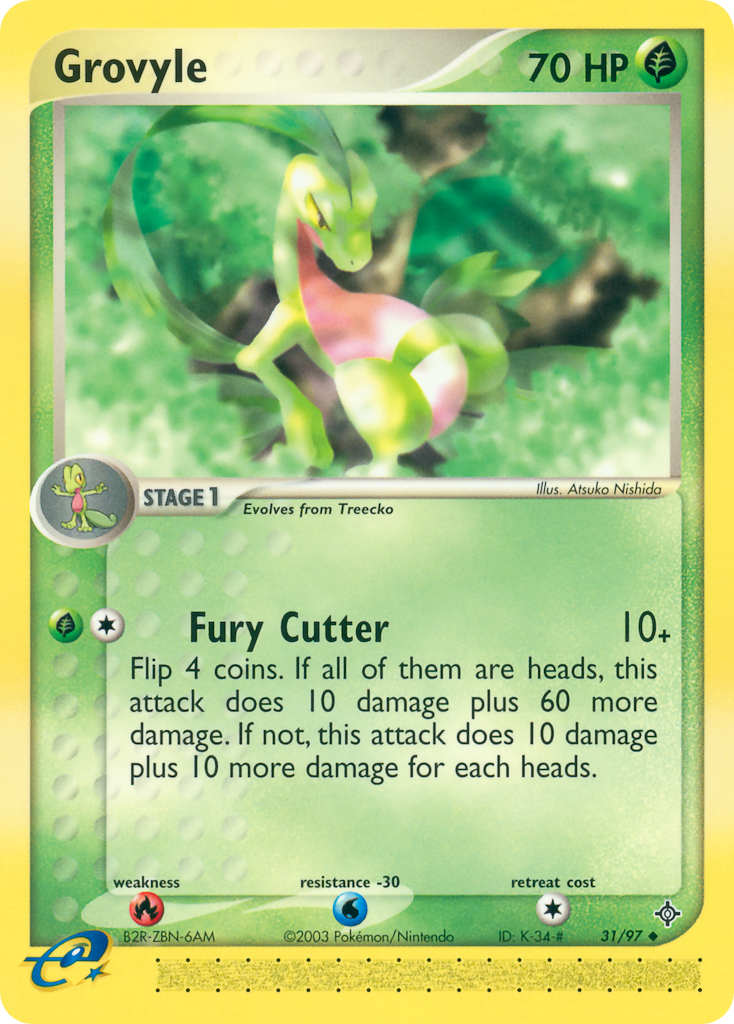 Grovyle 031/100 Uncommon