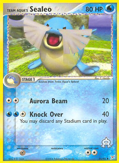 Team Aqua's Sealeo 031/97 Uncommon