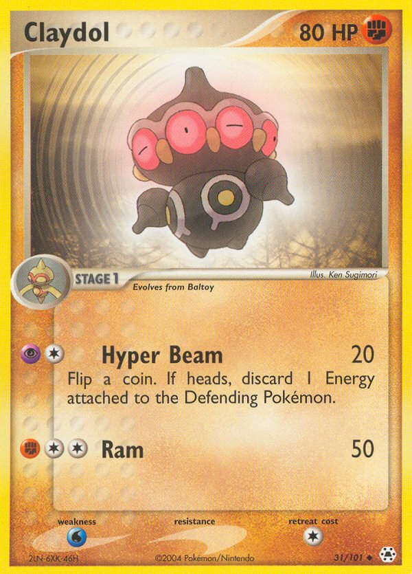 Claydol 031/102 Uncommon