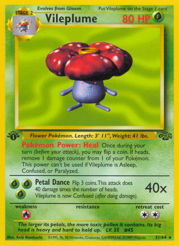 Vileplume 031/64 Rare