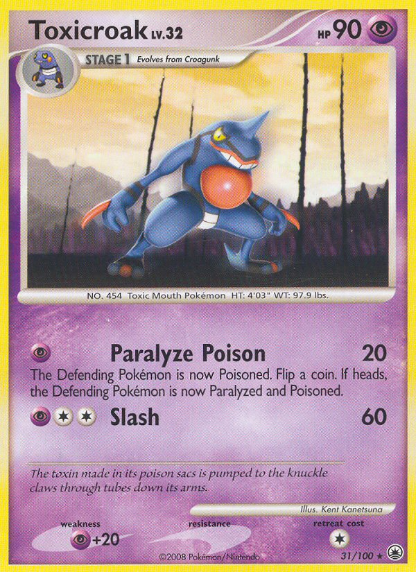 Toxicroak 031/100 Rare