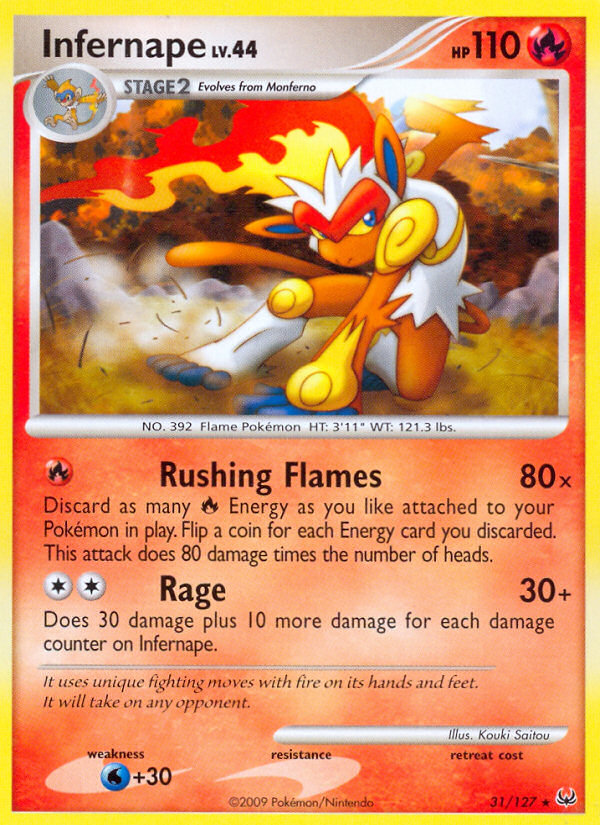 Infernape 031/133 Rare