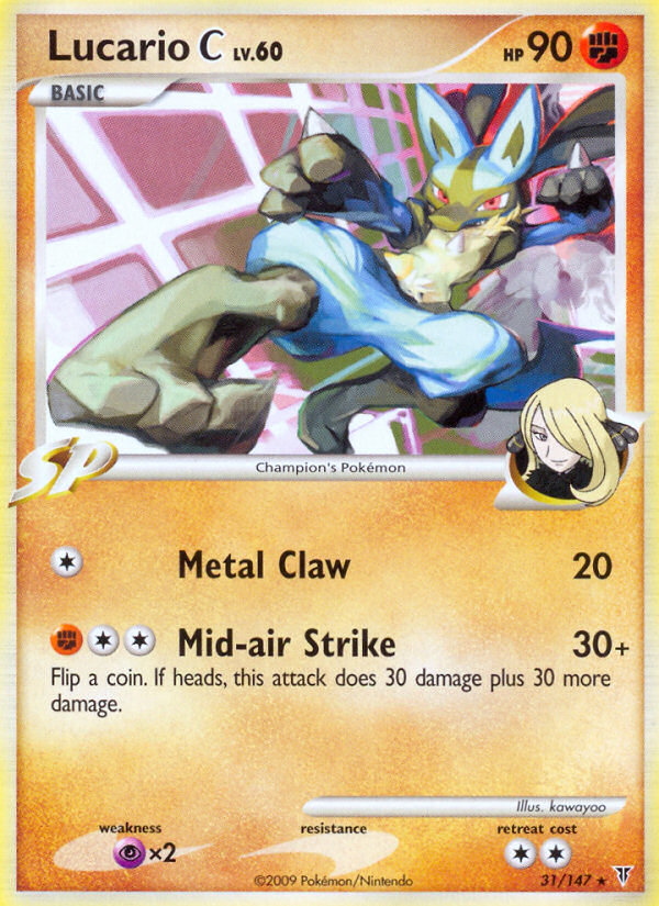 Lucario C 031/153 Rare