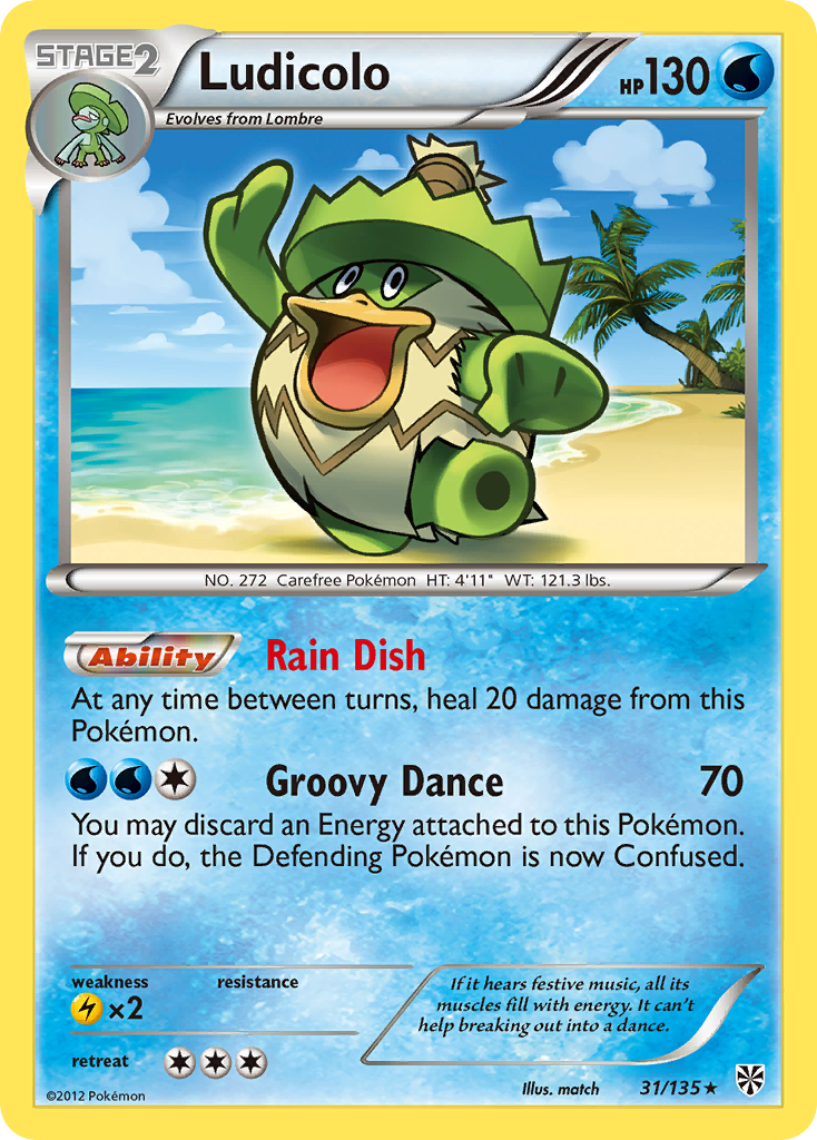 Ludicolo 031/138 Rare