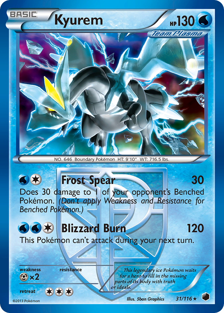Kyurem 031/122 Rare Holo