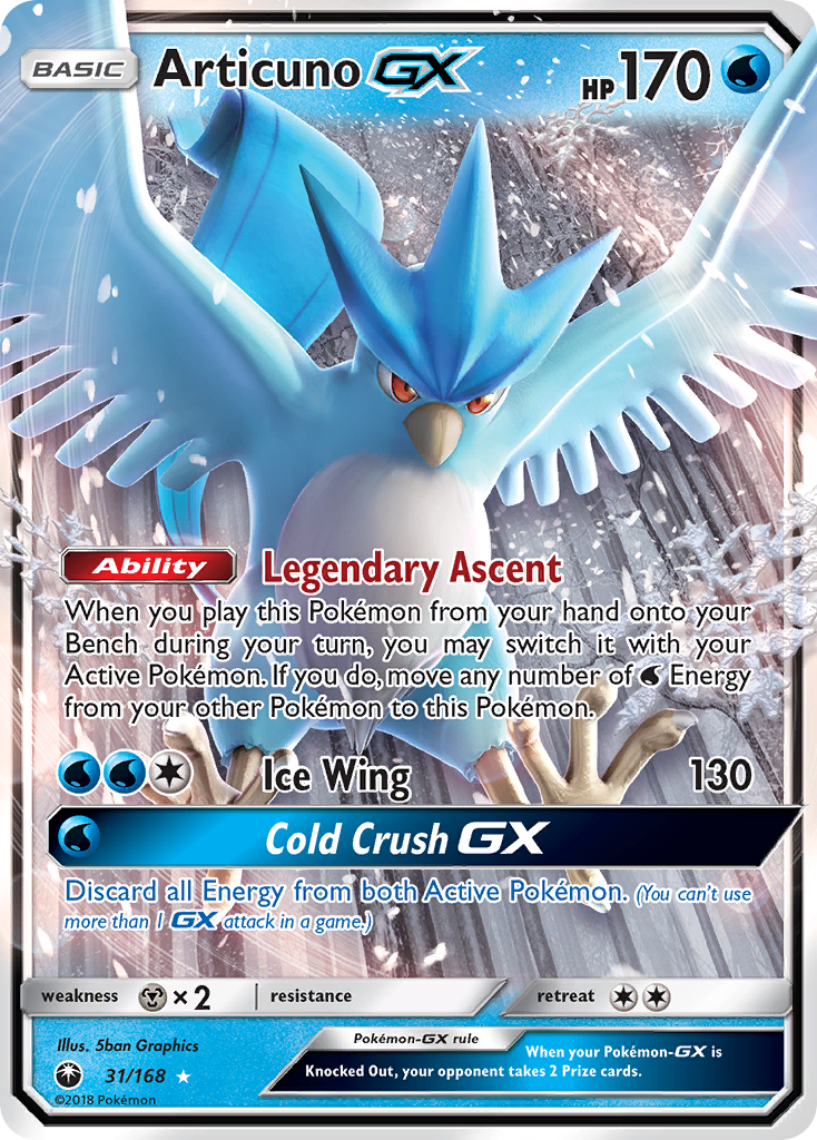 Articuno-GX 031/187 Rare Holo GX