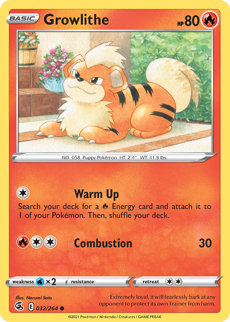 Growlithe 032/284 Common