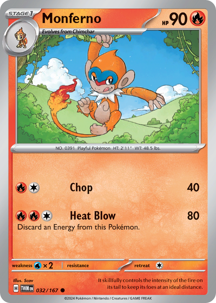 Monferno 032/226 Common