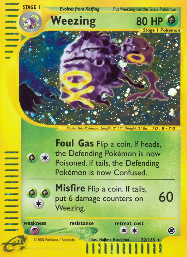 Weezing 032/165 Rare Holo