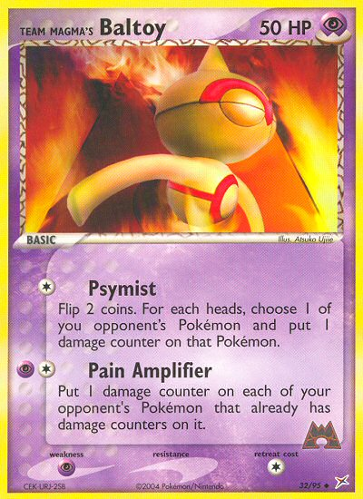 Team Magma's Baltoy 032/97 Uncommon
