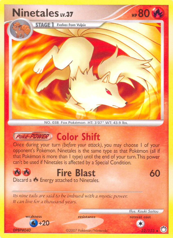 Ninetales 032/124 Rare