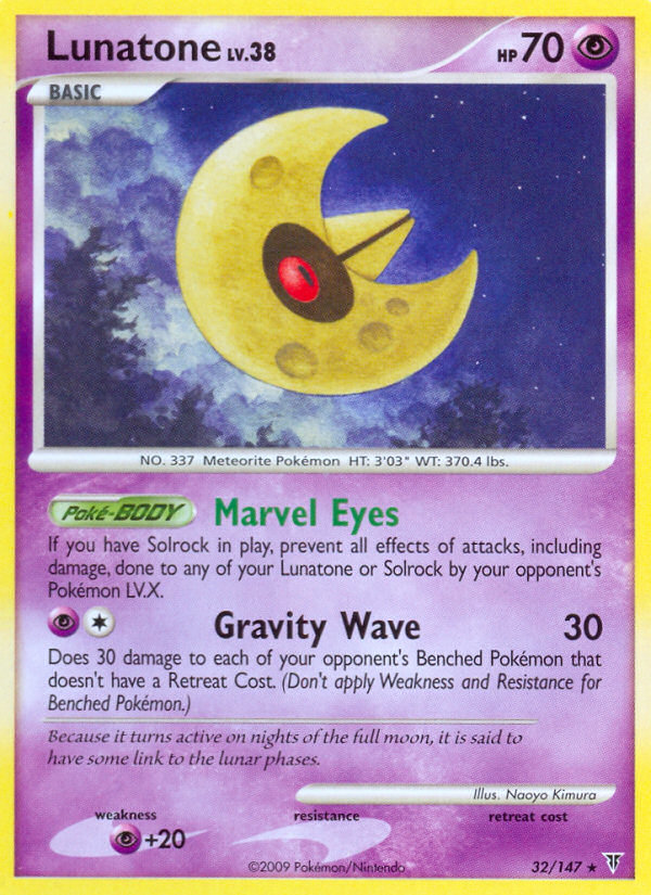 Lunatone 032/153 Rare
