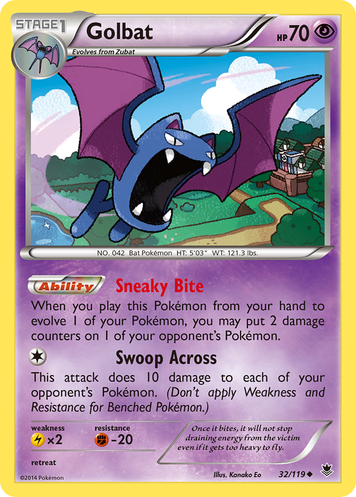 Golbat 032/124 Uncommon