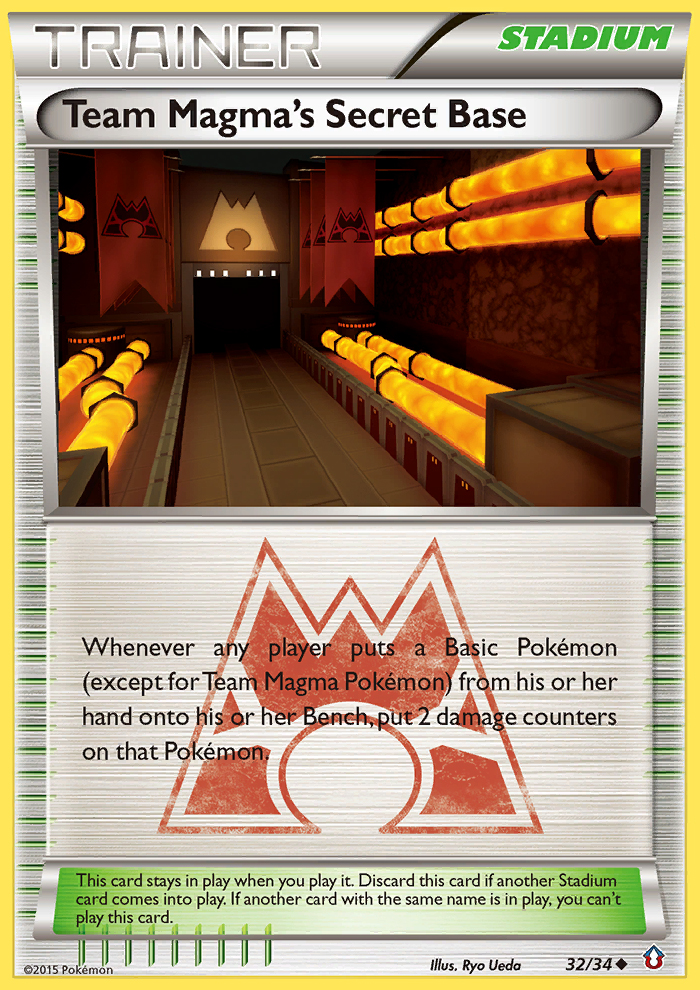 Team Magma's Secret Base 032/34 Uncommon