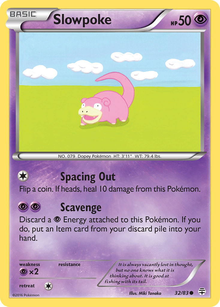 Slowpoke 032/117 Common