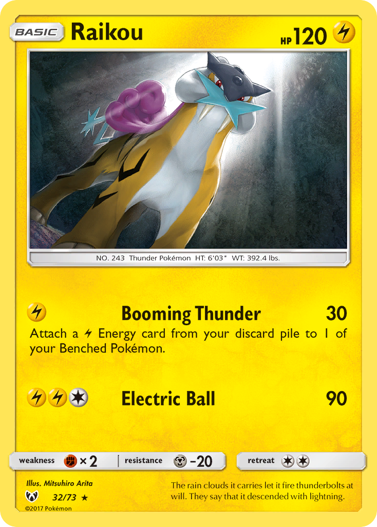 Raikou 032/81 Rare Holo