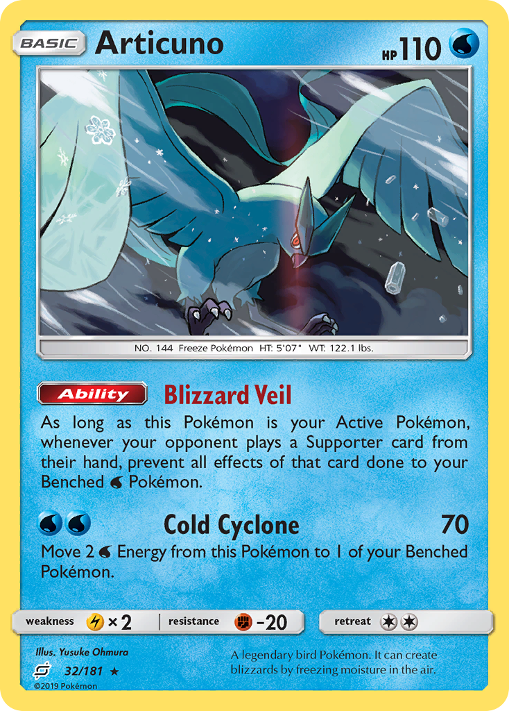 Articuno 032/198 Rare Holo