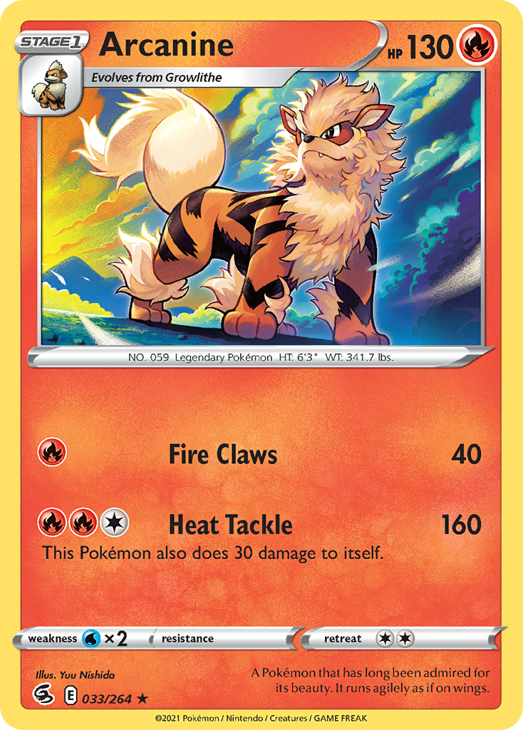 Arcanine 033/284 Rare