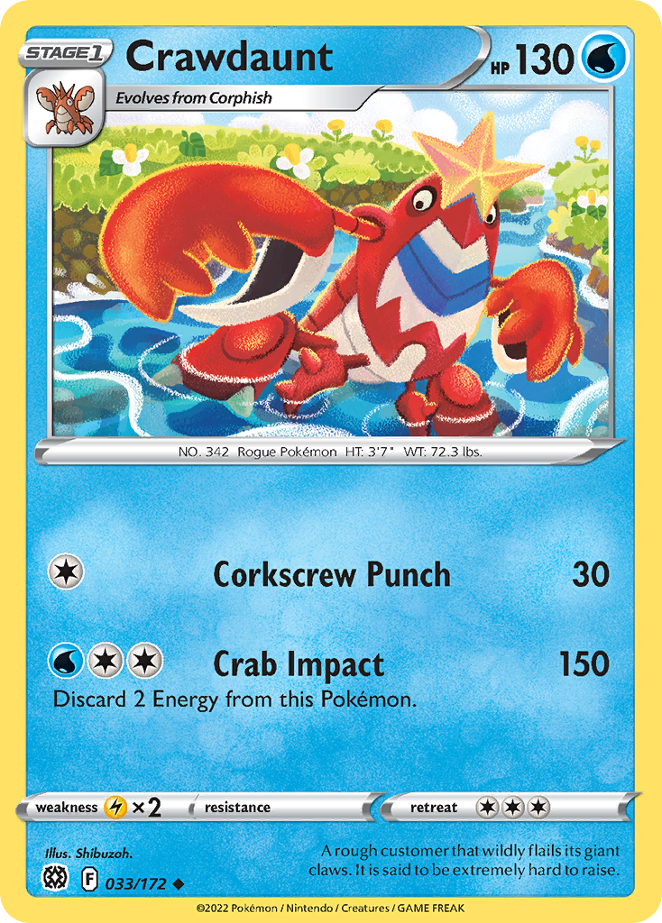 Crawdaunt 033/186 Uncommon