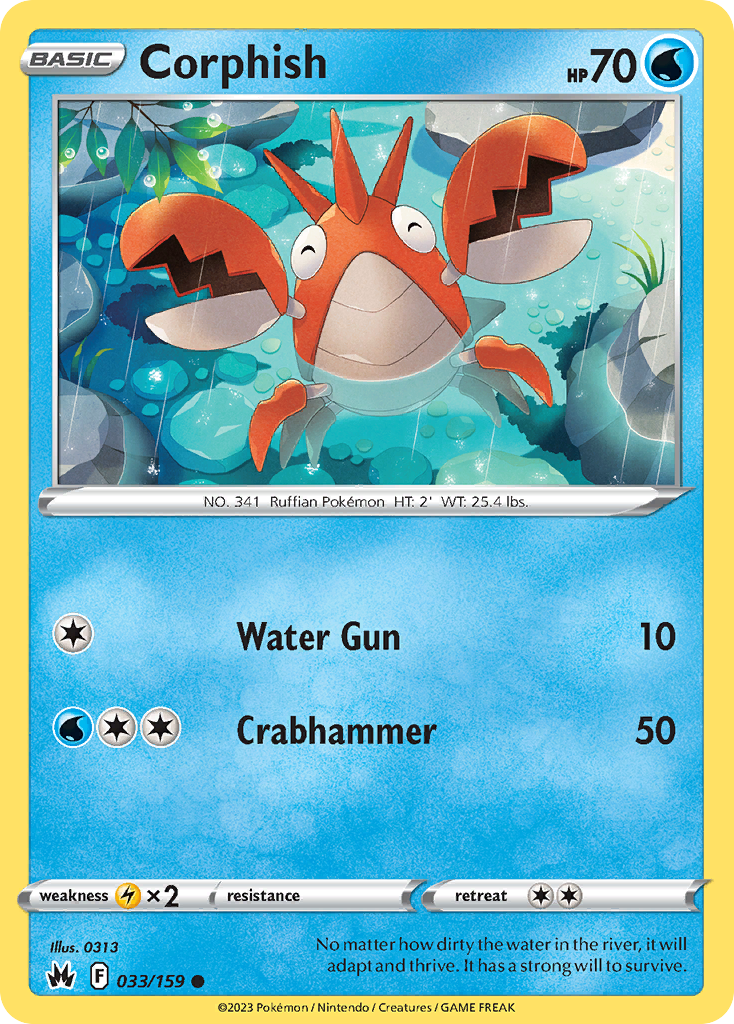 Corphish 033/160 Common