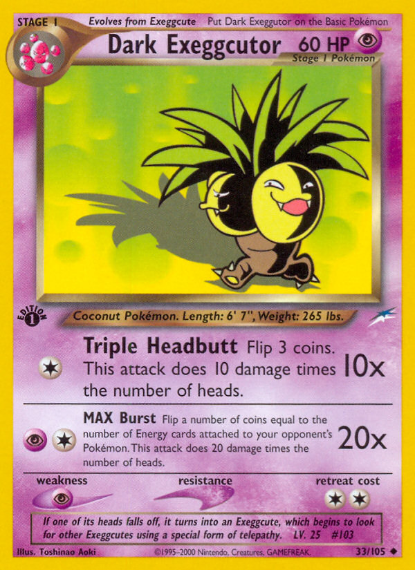 Dark Exeggutor 033/113 Uncommon