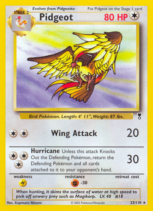 Pidgeot 033/110 Rare
