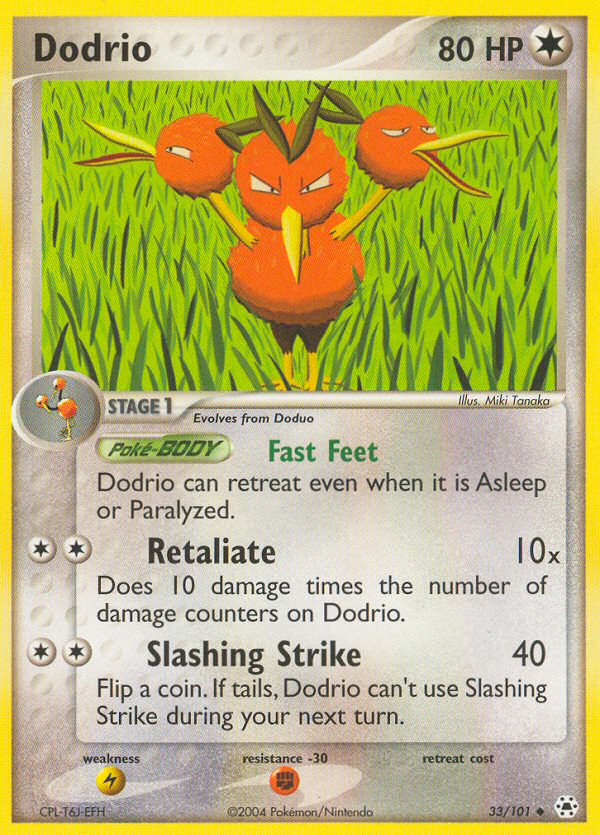 Dodrio 033/102 Uncommon