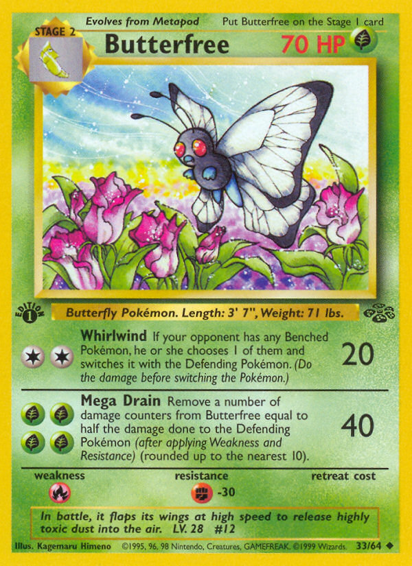 Butterfree 033/64 Uncommon