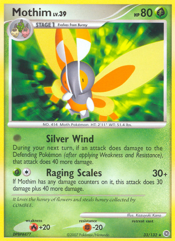 Mothim 033/132 Rare