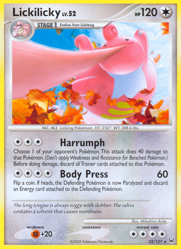 Lickilicky 033/133 Rare