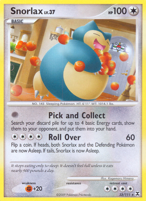 Snorlax 033/120 Rare