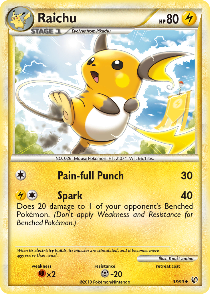 Raichu 033/91 Uncommon