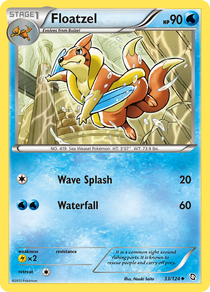 Floatzel 033/128 Uncommon