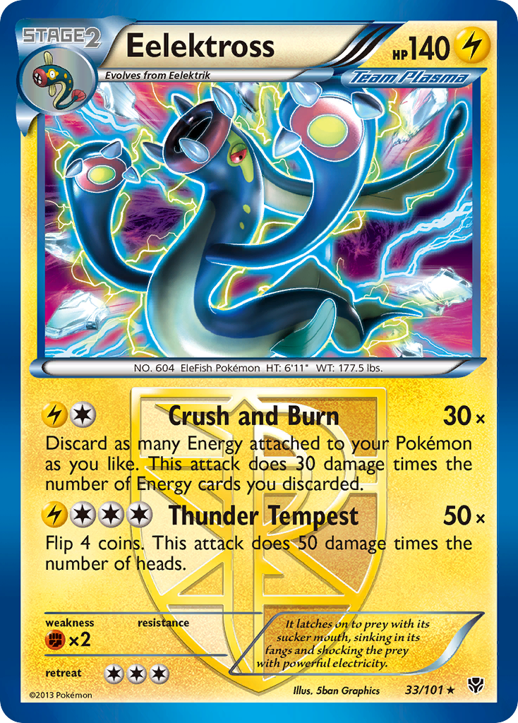 Eelektross 033/105 Rare Holo