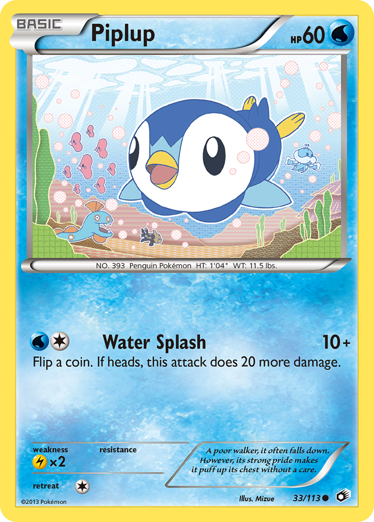 Piplup 033/140 Common