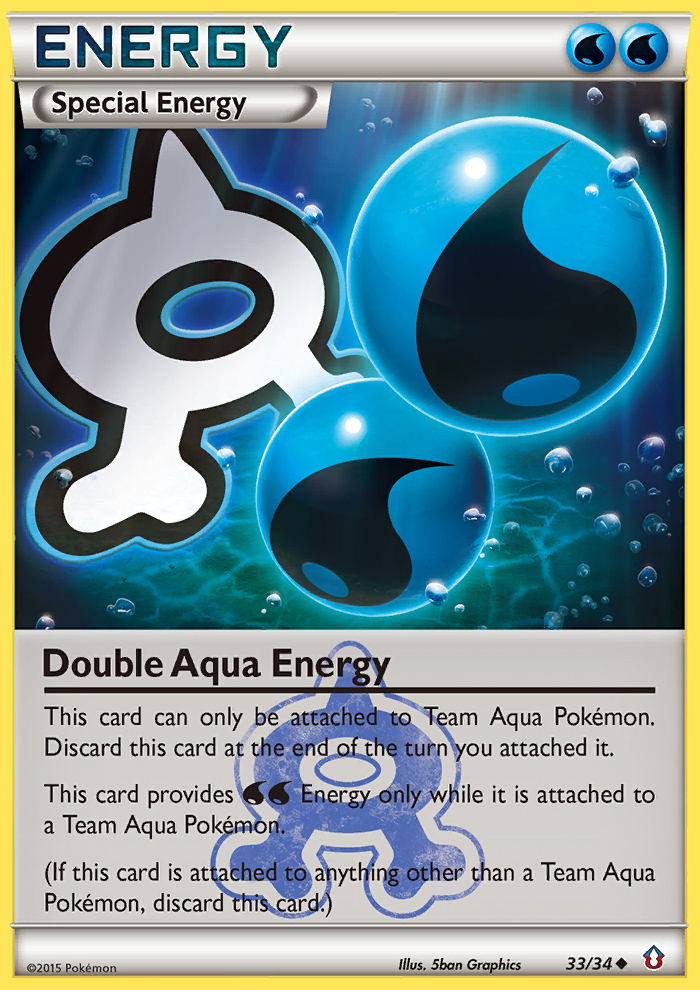 Double Aqua Energy 033/34 Uncommon
