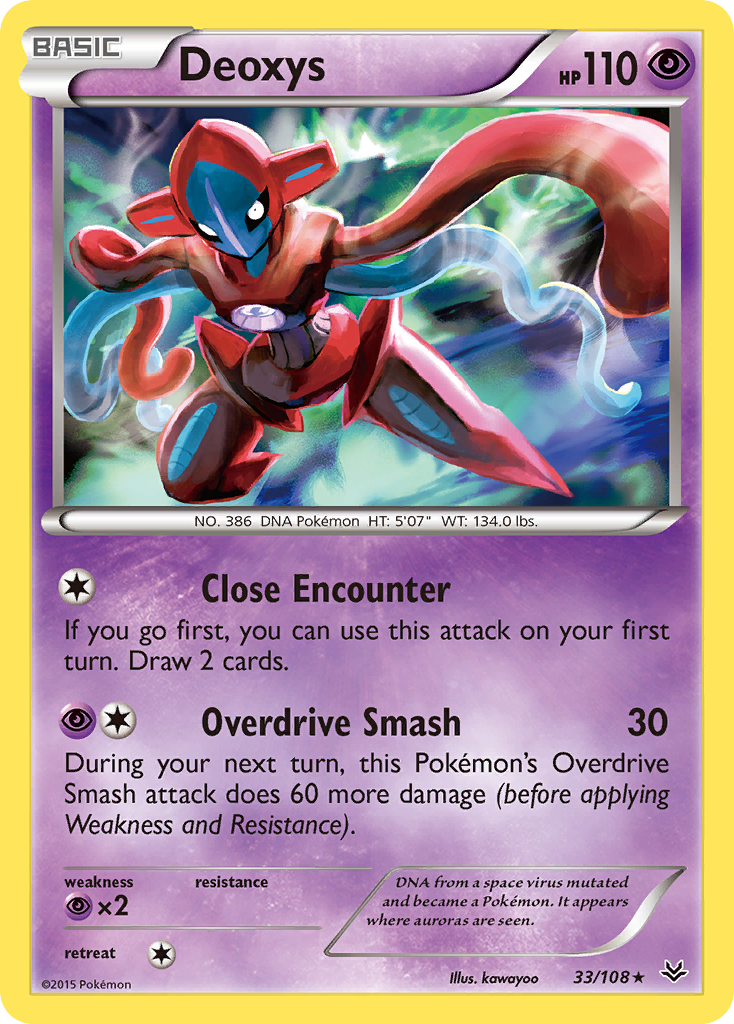 Deoxys 033/112 Rare Holo