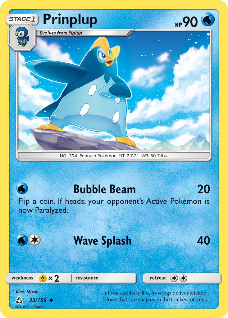 Prinplup 033/178 Uncommon