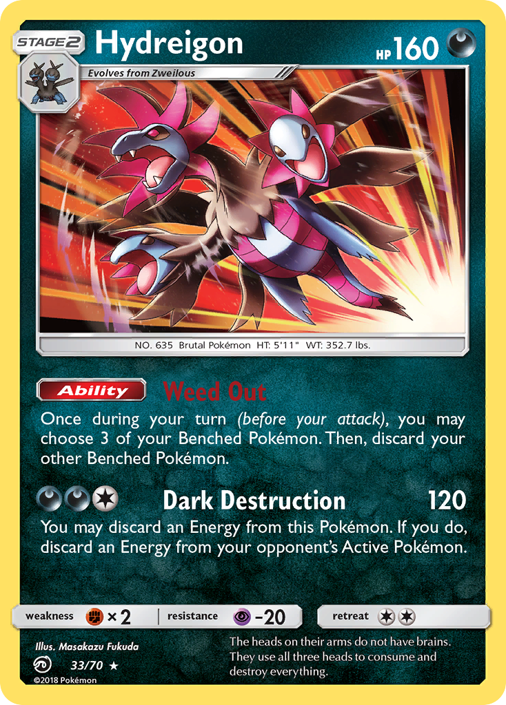 Hydreigon 033/80 Rare Holo
