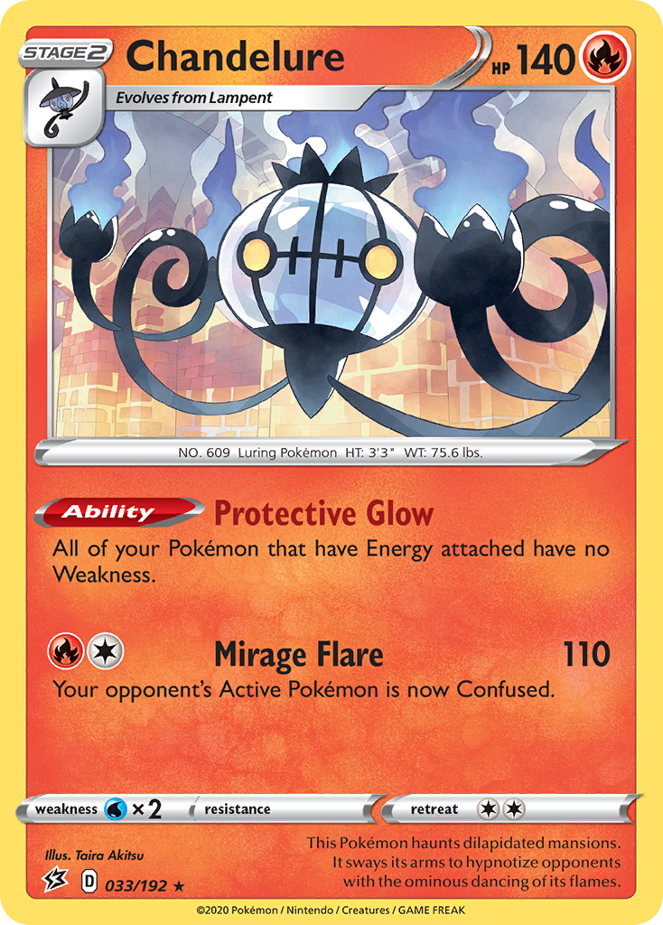 Chandelure 033/209 Rare Holo