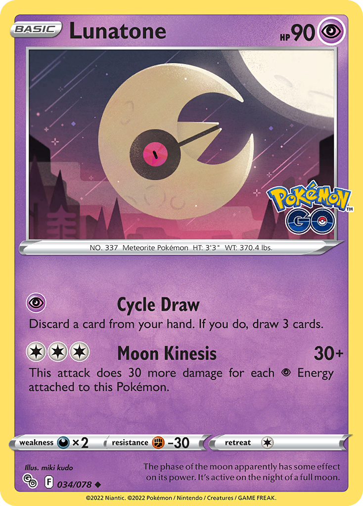 Lunatone 034/88 Uncommon