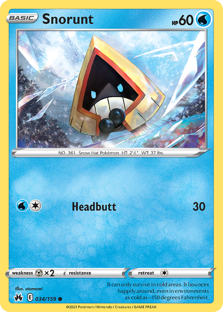 Snorunt 034/160 Common