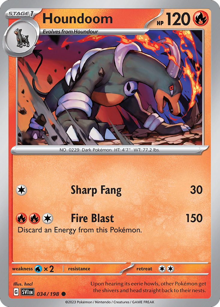 Houndoom 034/258 Common