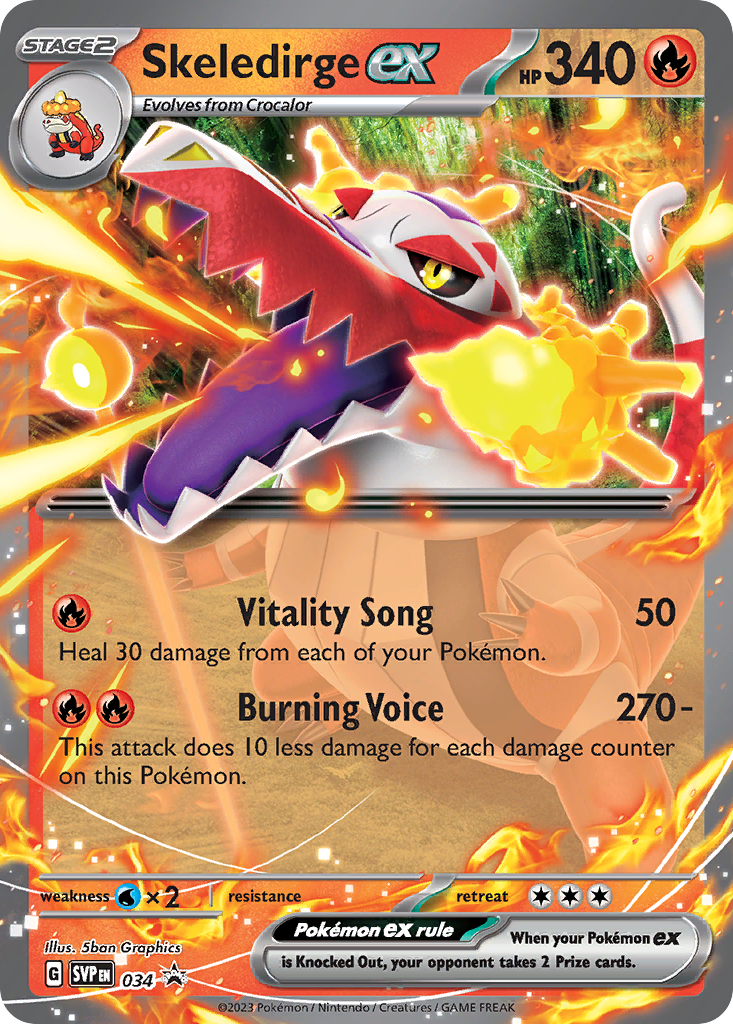 Skeledirge ex 034/196 Promo