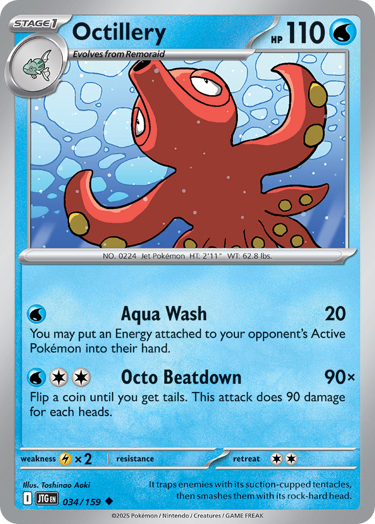 Octillery 034/190 Uncommon