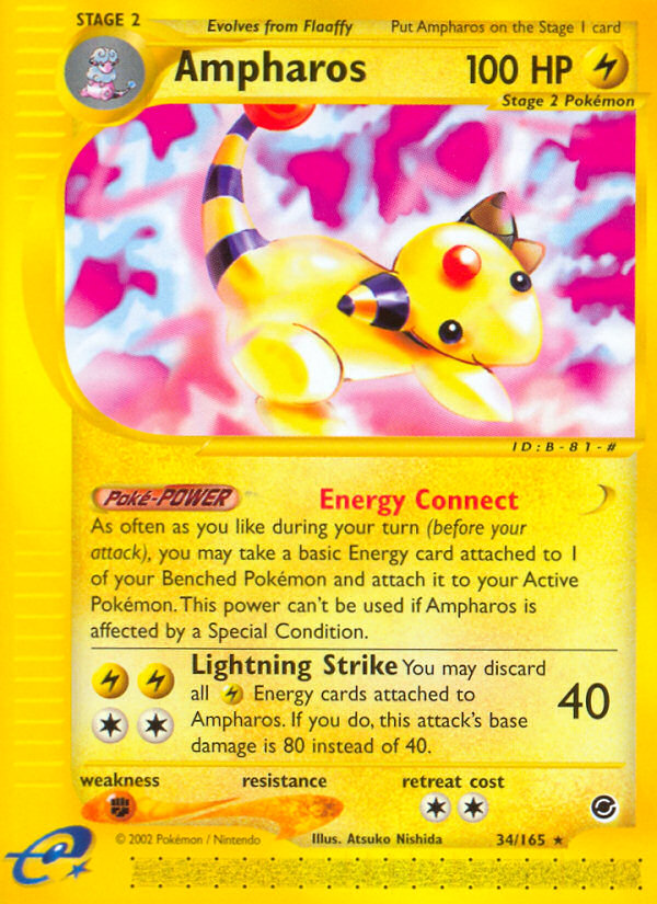 Ampharos 034/165 Rare